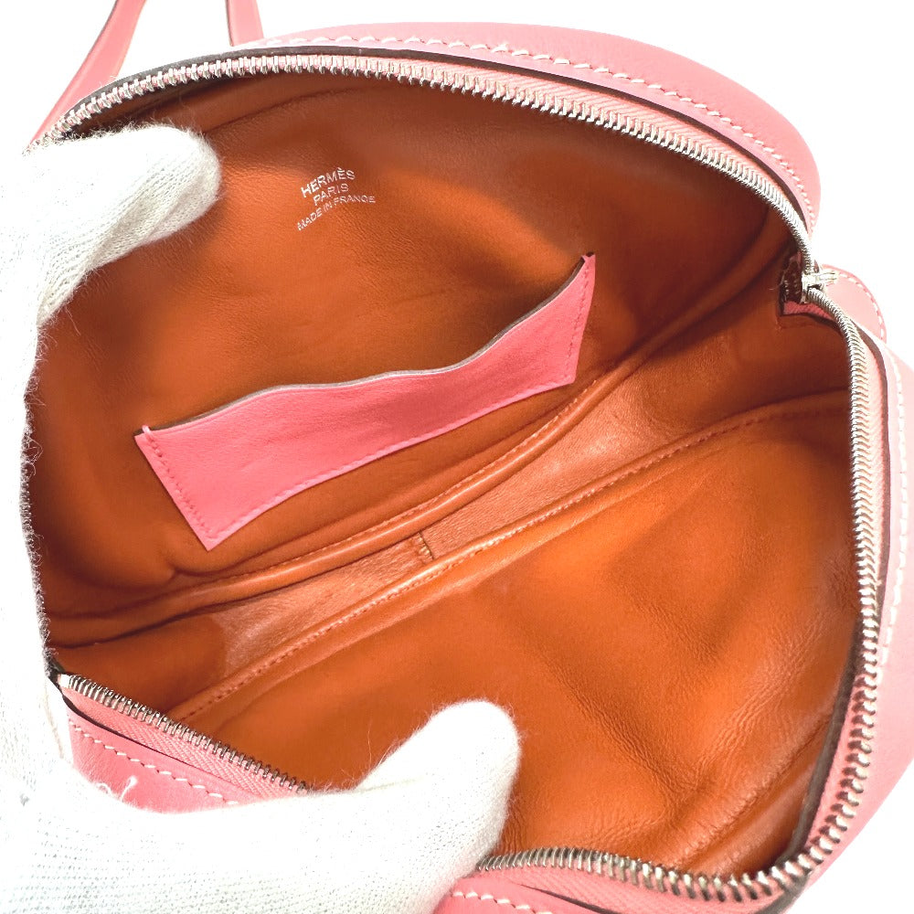 HERMES Waist bag lambskin pink In the loop Women  d