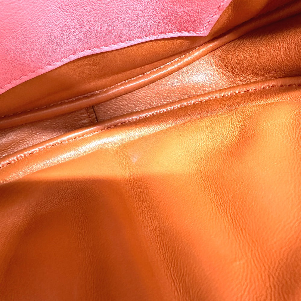 HERMES Waist bag lambskin pink In the loop Women  d