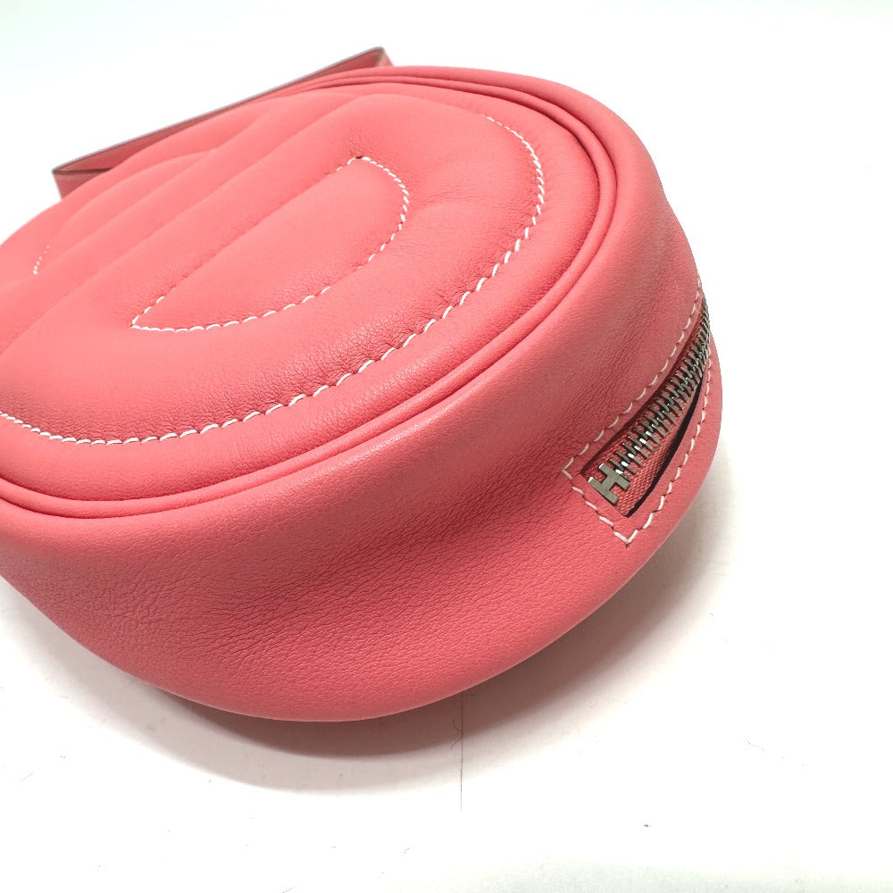 HERMES Waist bag lambskin pink In the loop Women  d