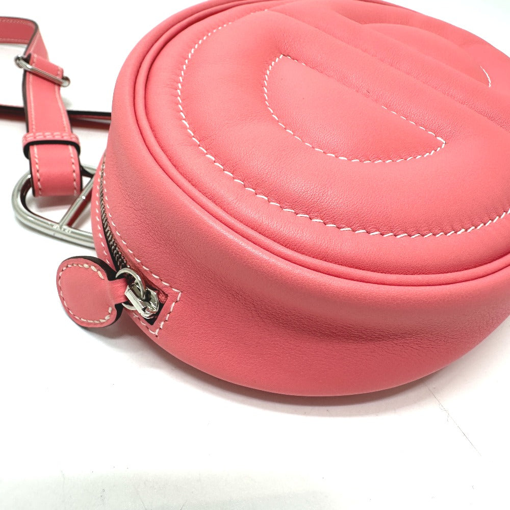 HERMES Waist bag lambskin pink In the loop Women  d