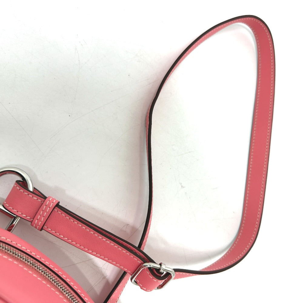HERMES Waist bag lambskin pink In the loop Women  d