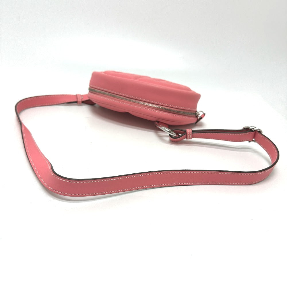 HERMES Waist bag lambskin pink In the loop Women  d
