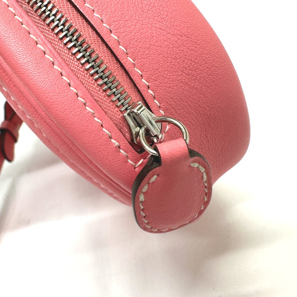 HERMES Waist bag lambskin pink In the loop Women  d