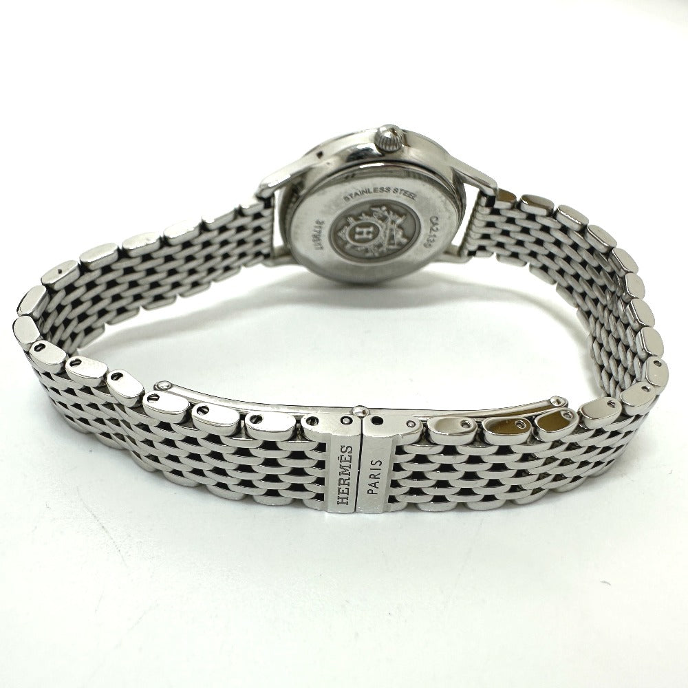 HERMES Watches Quartz CA2.130 Stainless Steel Silver Slim d'Herms white dial Women  d