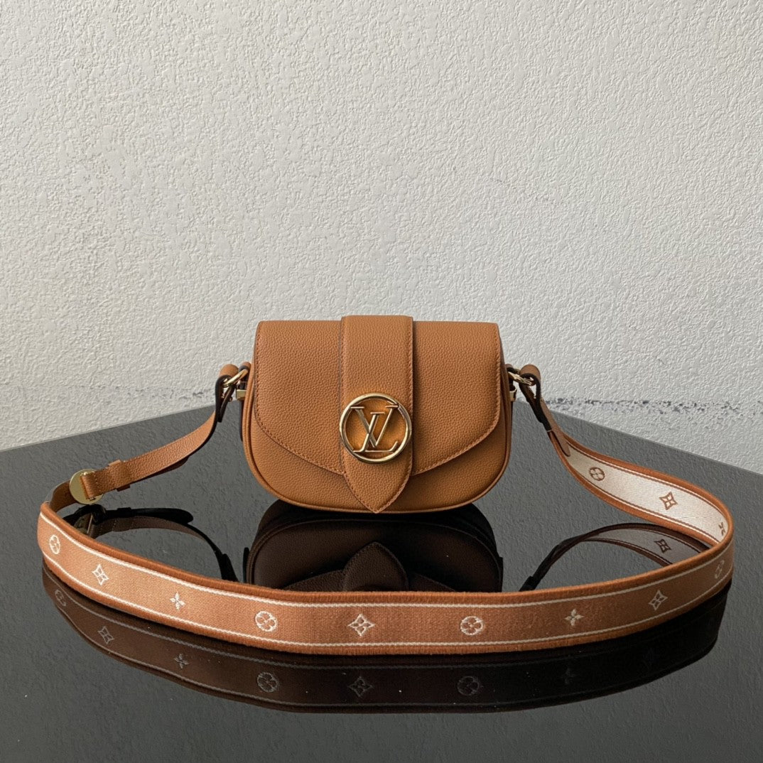 Top Quality Point 9 Create By Nicolas Ghesquie?re With Monogram Flower 9.1in/22cm Brown For Women Top Quality M55946