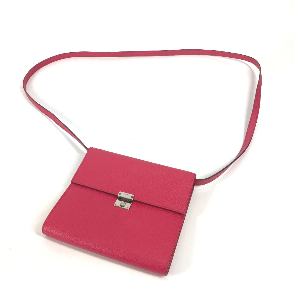HERMES Shoulder Bag Epsom pink bag pochette Click 16 Women  d