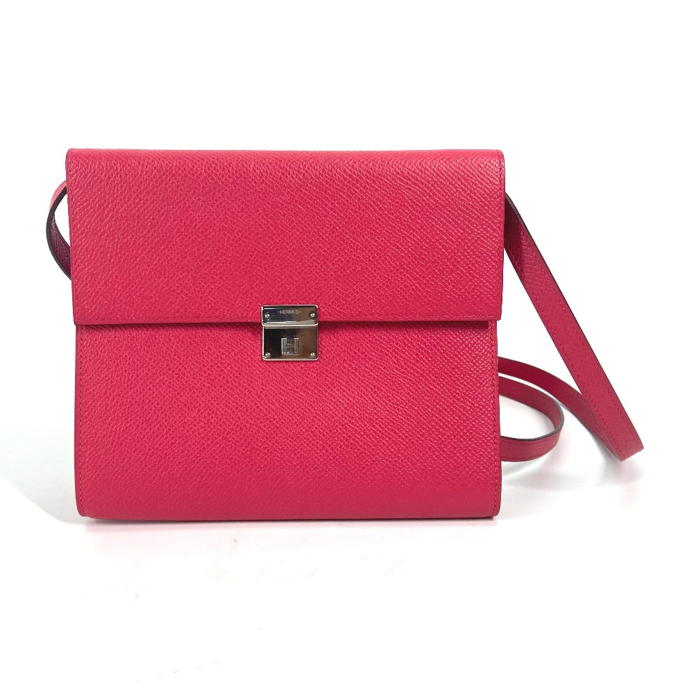 HERMES Shoulder Bag Epsom pink bag pochette Click 16 Women  d