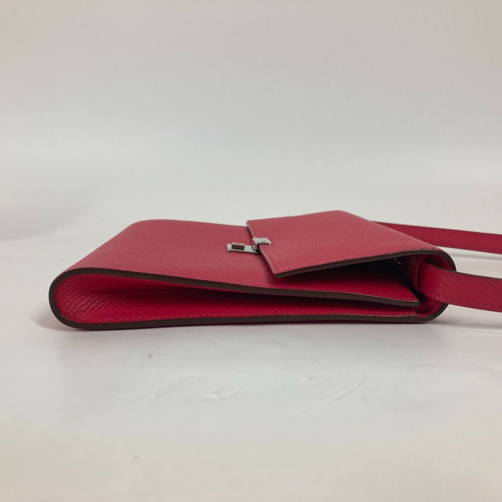 HERMES Shoulder Bag Epsom pink bag pochette Click 16 Women  d