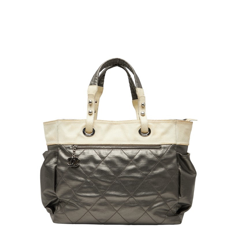 Chanel Paris Biarritz PVC Canvas Tote Bag