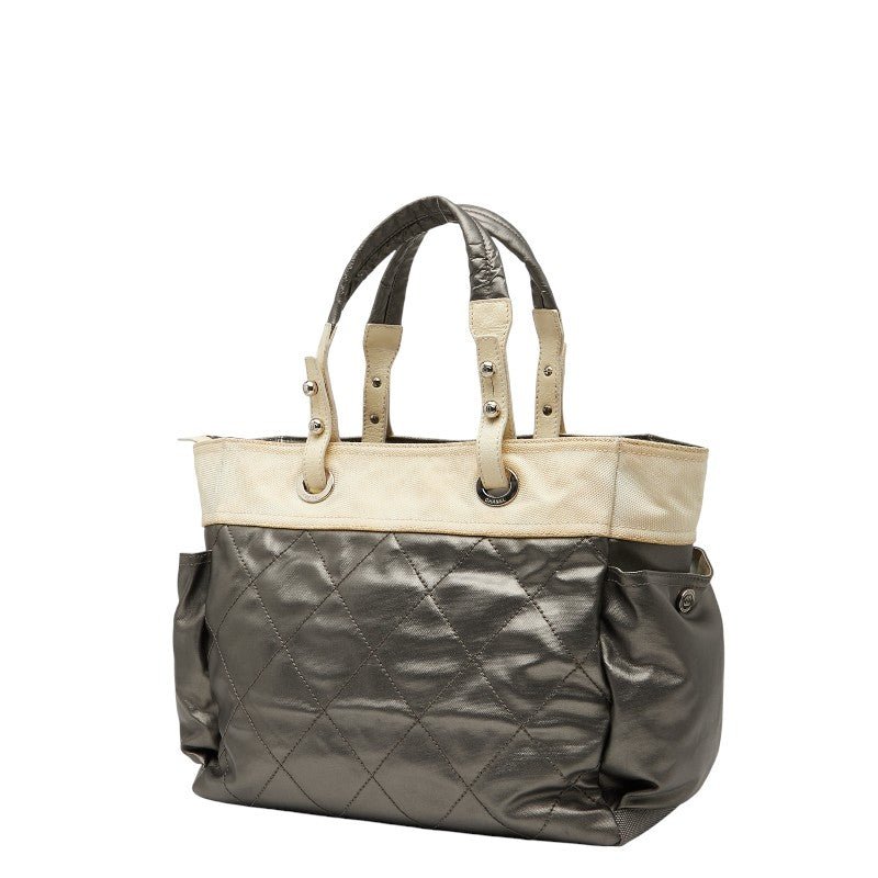 Chanel Paris Biarritz PVC Canvas Tote Bag