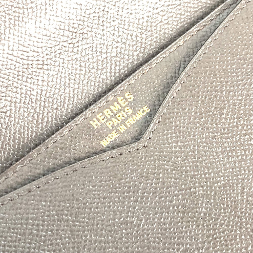 HERMES Business bag leather Brown Briefcase Terrill mens  d