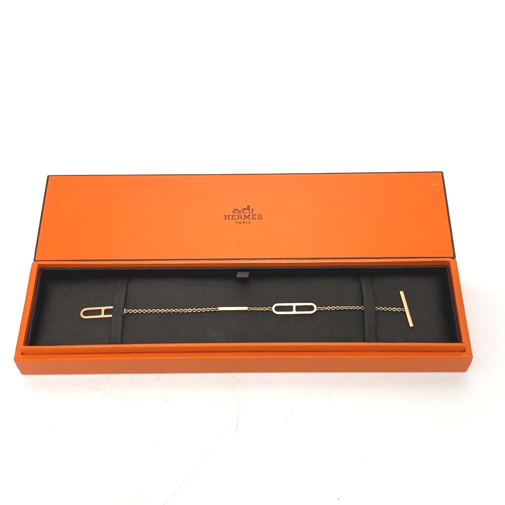 HERMES bracelet 18K Pink Gold gold K18PG Ever Chaine Women  d