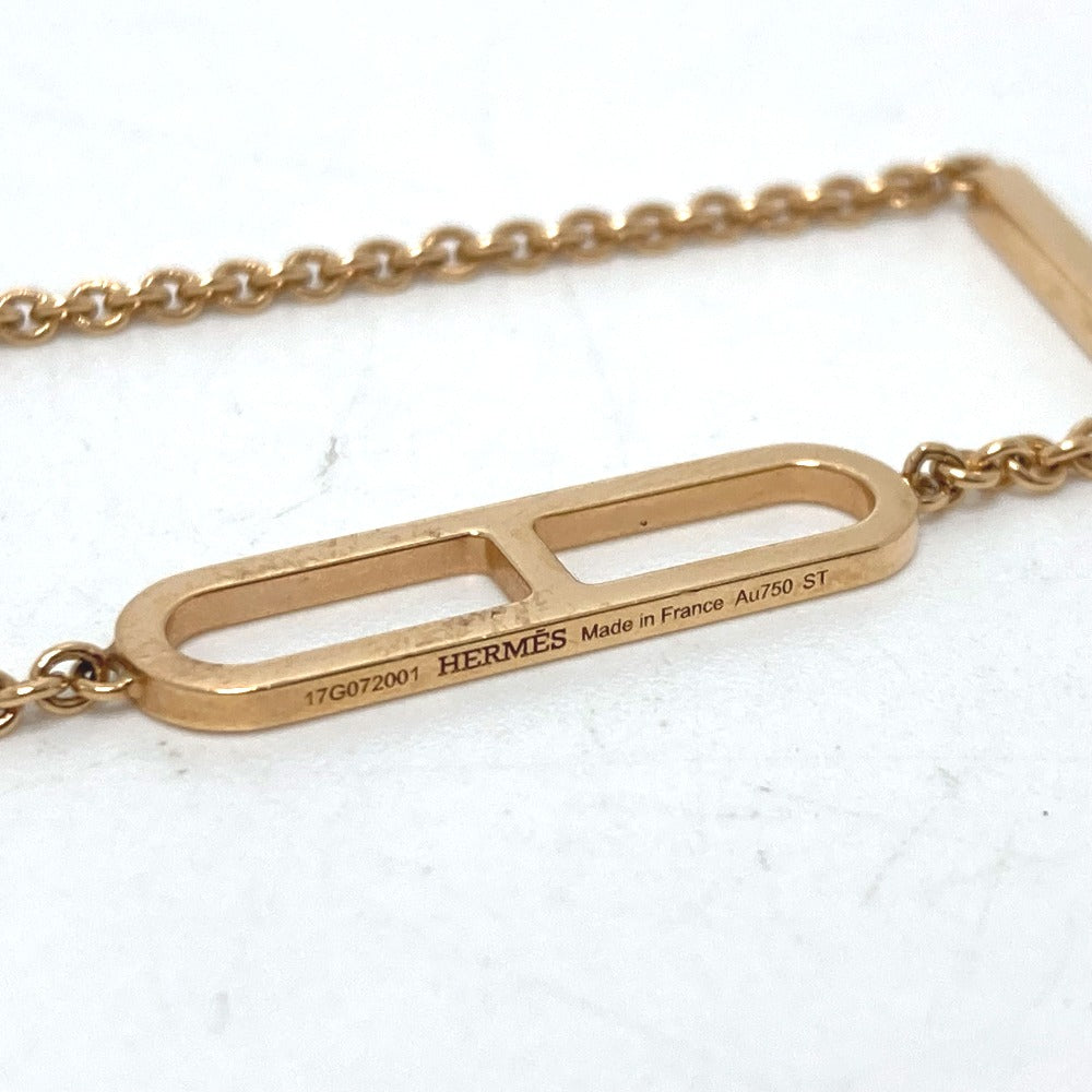 HERMES bracelet 18K Pink Gold gold K18PG Ever Chaine Women  d