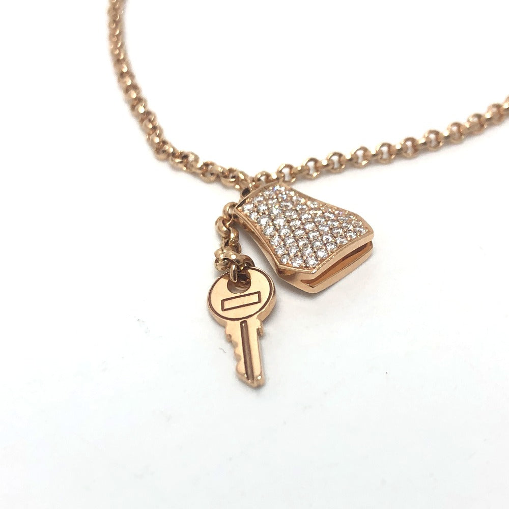 HERMES bracelet 18K Pink Gold gold K18PG Kelly Clochette Women  d