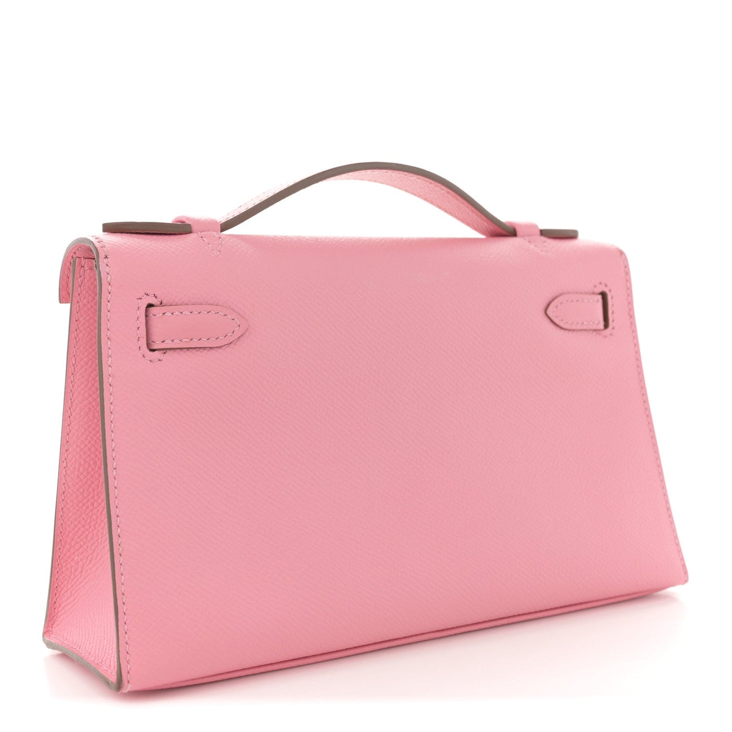 Hermes Epsom Kelly Pochette Clutch Rose Confetti