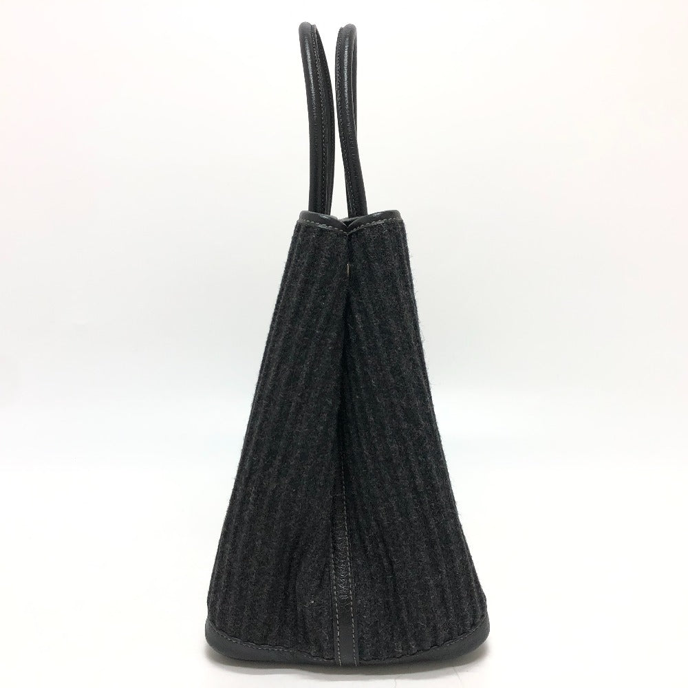 HERMES Tote Bag Felt leather gray Garden party PM Women  d