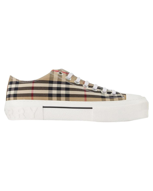 Burberry Arthur Check Platform Sneakers Women Brown | Beige