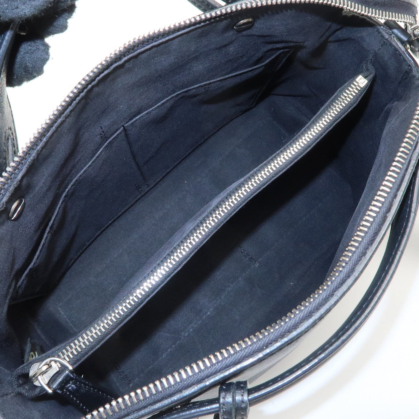 FENDI Bay The Way Leather 2Way Bag Shoulder Bag Black 8BL124  d