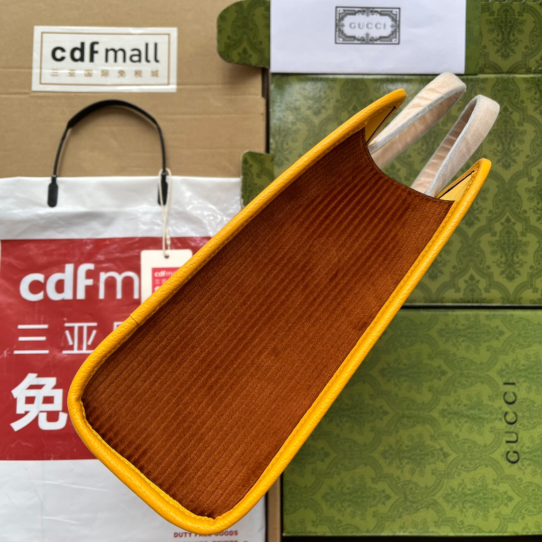 gg Children’s Mushroom Tote Bag Brown For Women, Women’s Bags 11in/28.5cm gg‎ ‎705042 2S8HN 2886