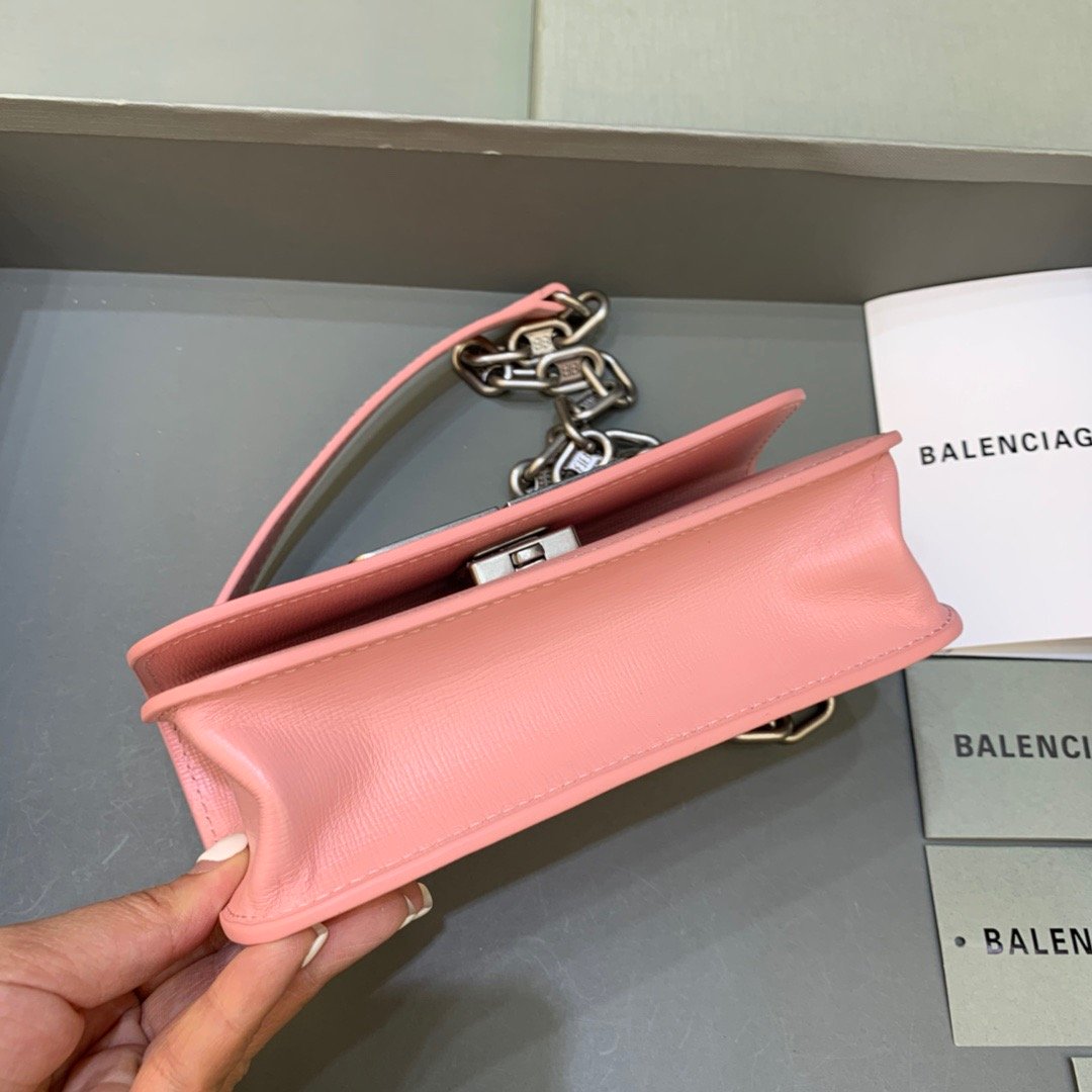 Top Quality Gossip Small On Chain Shoulder Bag Light Pink, For Women,  Bags 7.4in/19cm
