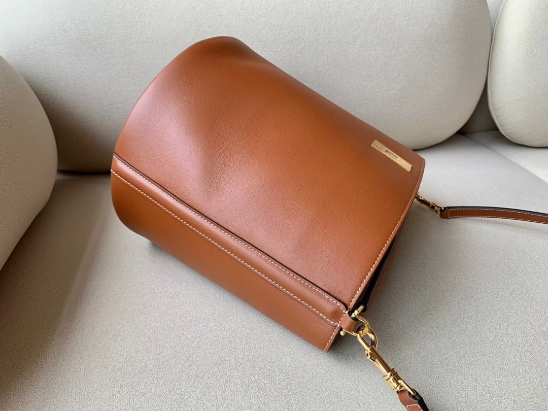 Top Quality Bucket 16 Bag Brown For Women 10in/25cm  195573CR4.04LU