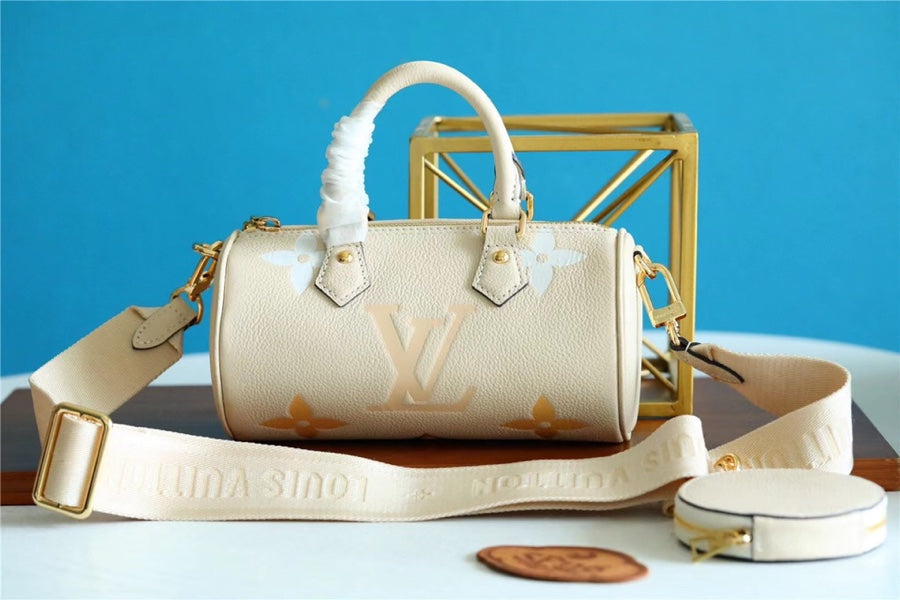 Top Quality Papillon BB Monogram Empreinte Beige For Women, Womens Bags, Shoulder And Crossbody Bags 7.9in/20cm Top Quality