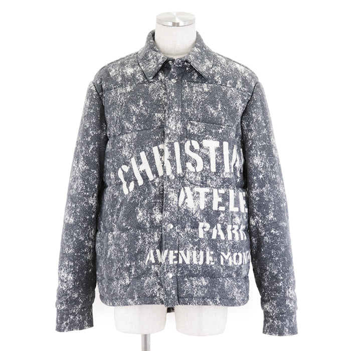 Dior Quilted Padded Jacket, Cotton, L, Italy