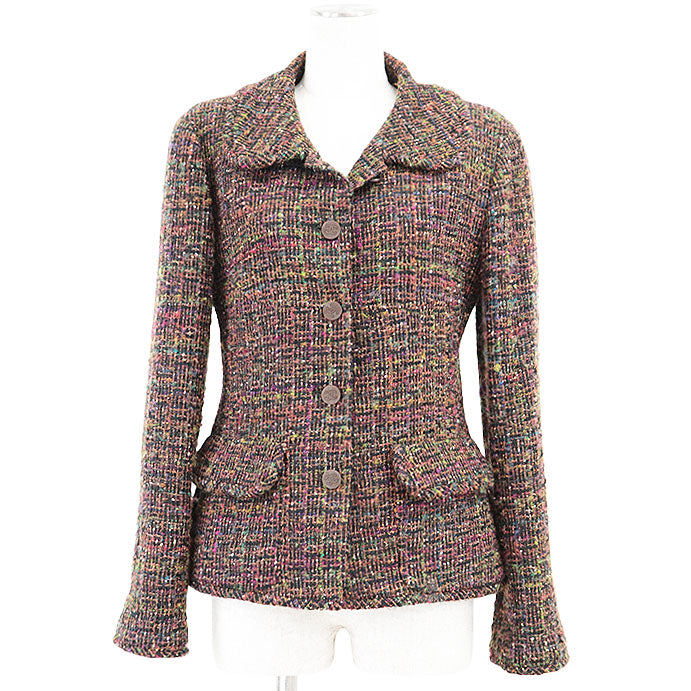 Chanel Tweed Wool Blend Jacket