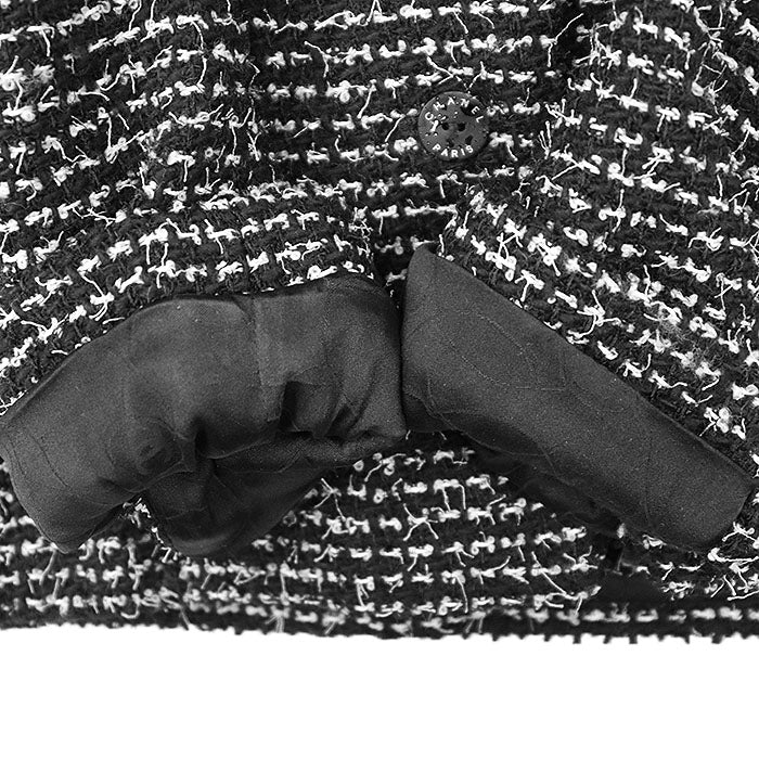 Chanel Fancy Tweed Wool Blend Tailored Jacket