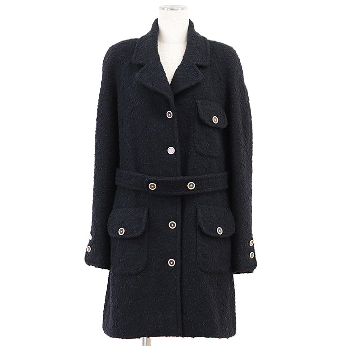 Chanel 01A P18340 Alpaca Blend Coat