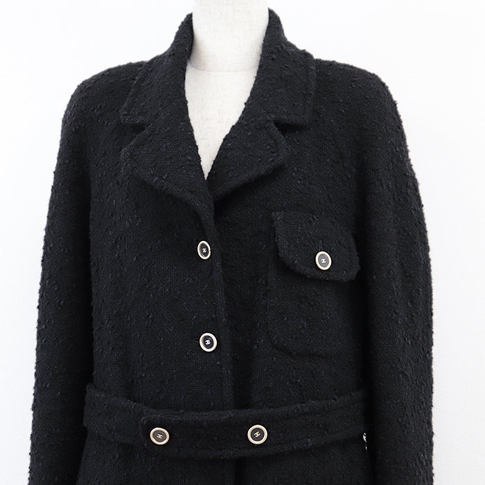 Chanel 01A P18340 Alpaca Blend Coat