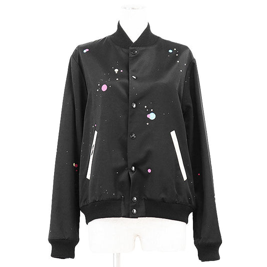 Saint Laurent Paris Rayon Cotton Stadium Jacket