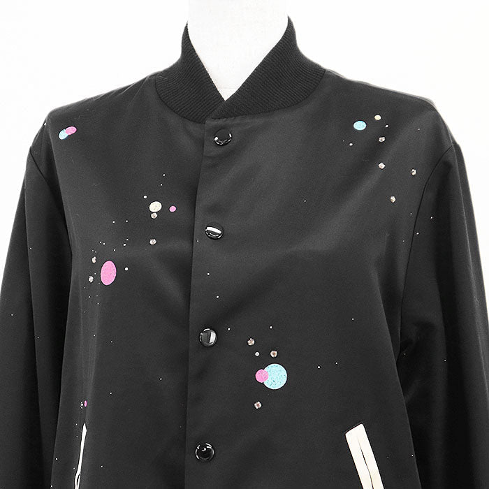 Saint Laurent Paris Rayon Cotton Stadium Jacket