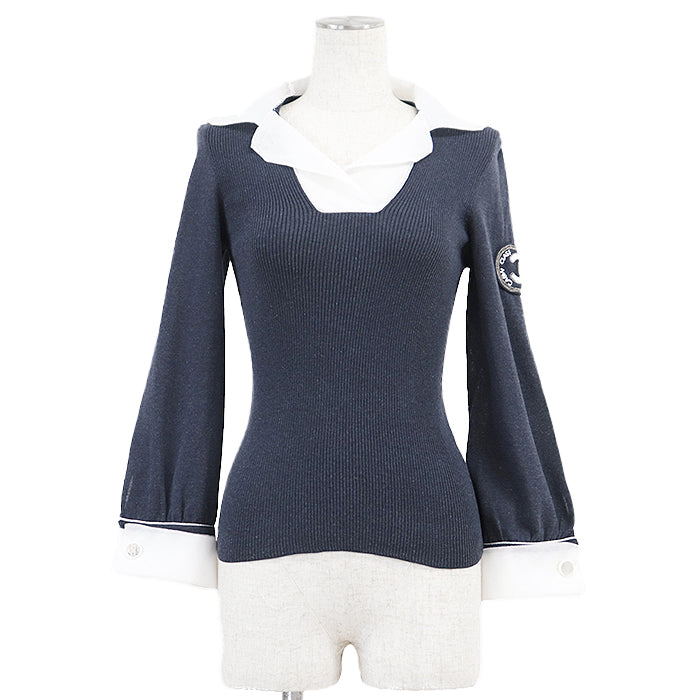 Chanel 08C P32410 Cotton Blend Top