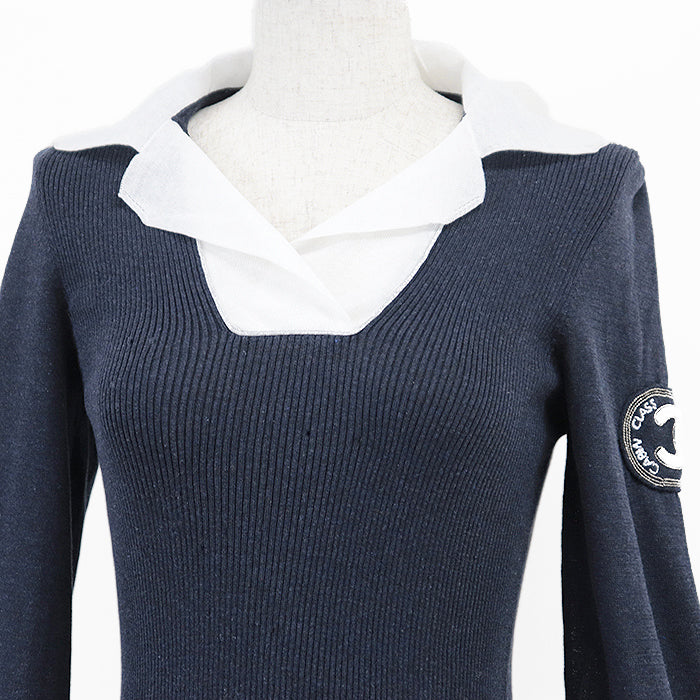 Chanel 08C P32410 Cotton Blend Top