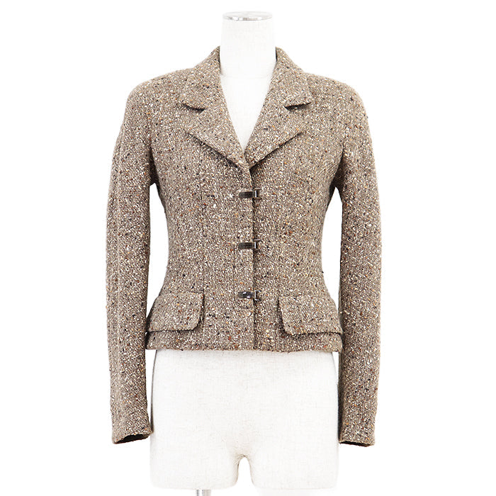 Chanel Tweed Wool Blend Jacket