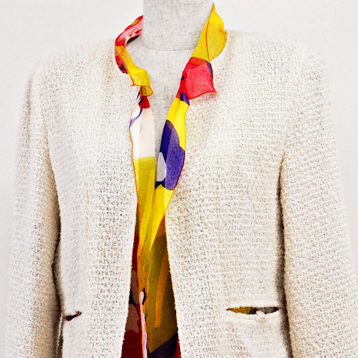 Chanel Tweed Silk Jacket