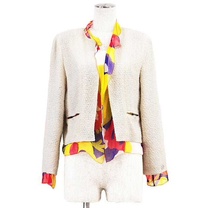 Chanel Tweed Silk Jacket