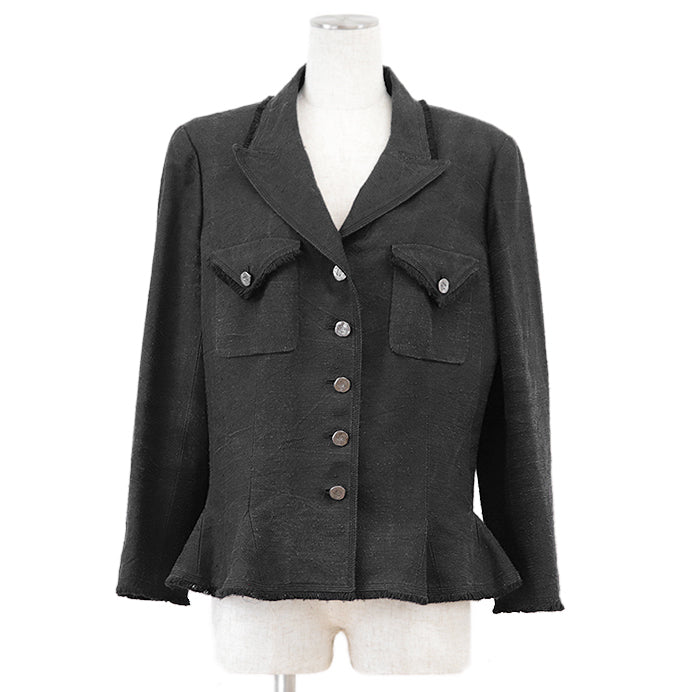 Chanel COCO Mark 100% Silk Jacket