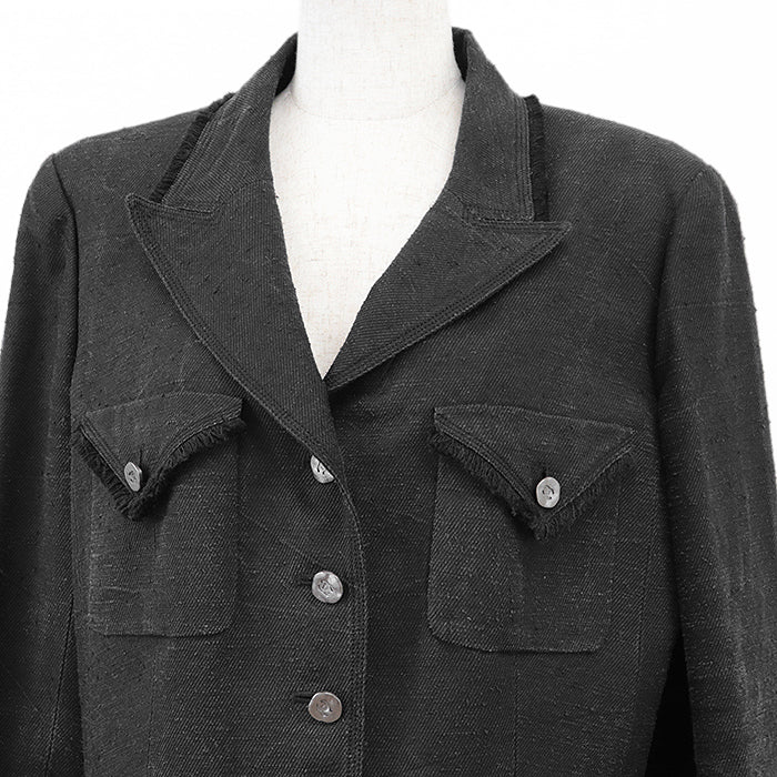 Chanel COCO Mark 100% Silk Jacket