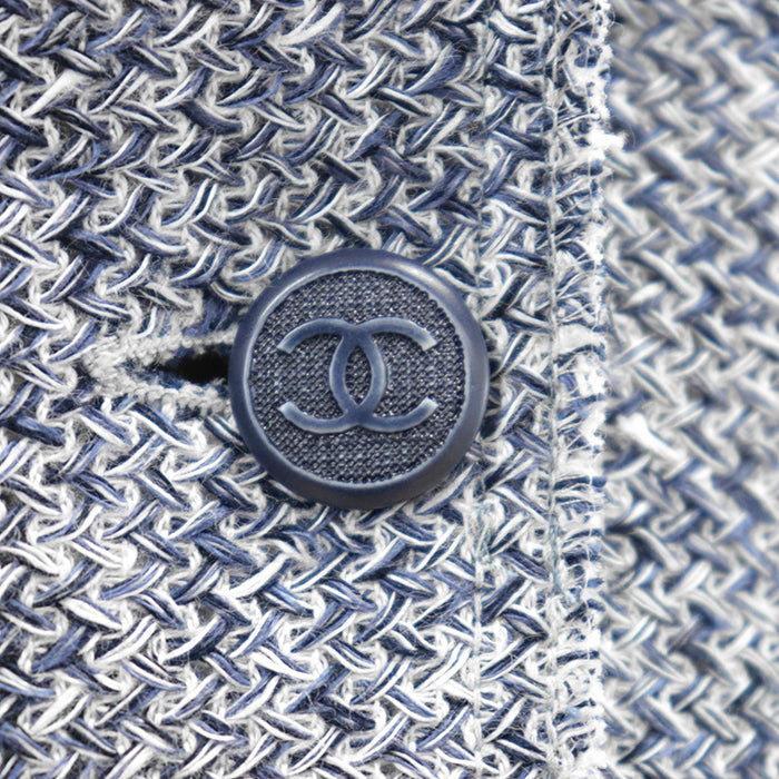 Chanel Mix Tweed Linen Cotton Jacket