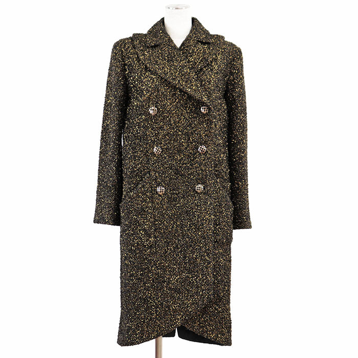 Chanel Métiers d’Art Paris-Egypte Metallic Tweed Coat