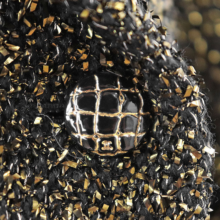 Chanel Métiers d’Art Paris-Egypte Metallic Tweed Coat