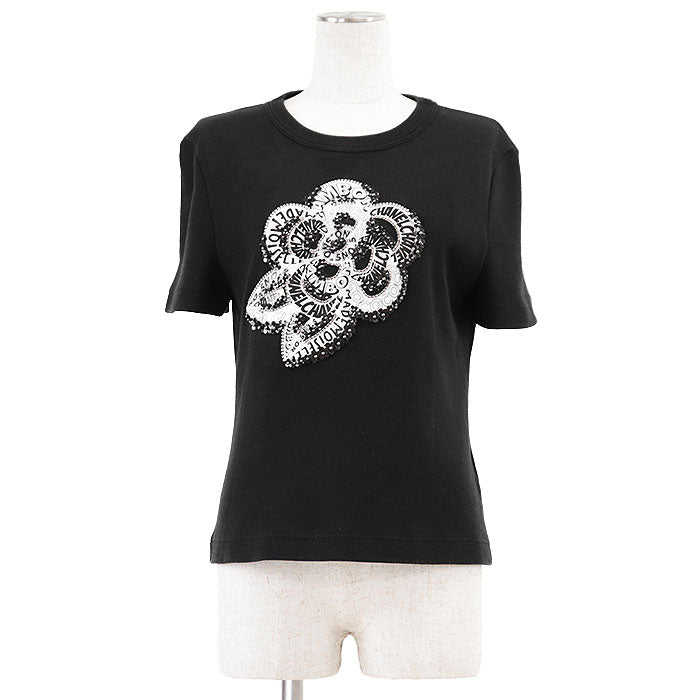 Chanel CAMBON No.5 COCO Mark Camellia Cotton T-shirt