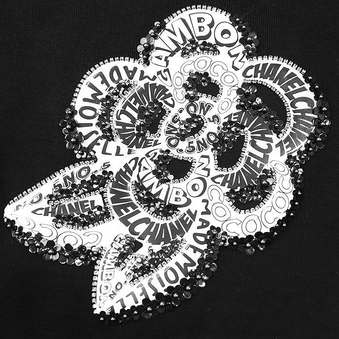 Chanel CAMBON No.5 COCO Mark Camellia Cotton T-shirt