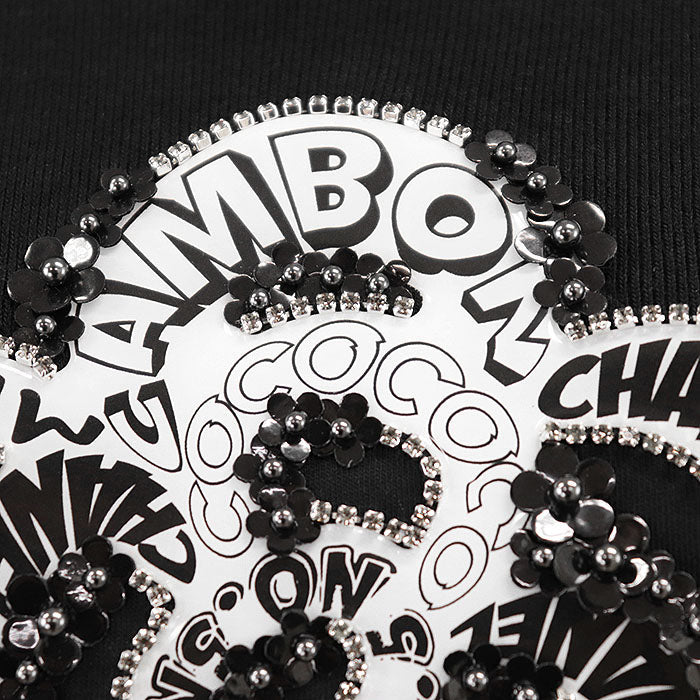 Chanel CAMBON No.5 COCO Mark Camellia Cotton T-shirt