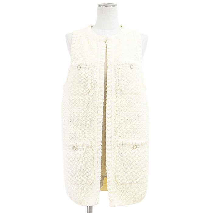 Chanel P72795 Cotton Nylon Knit Vest