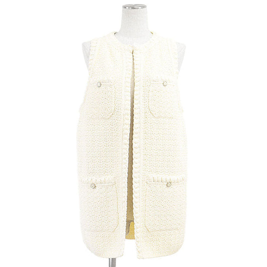 Chanel P72795 Cotton Nylon Knit Vest