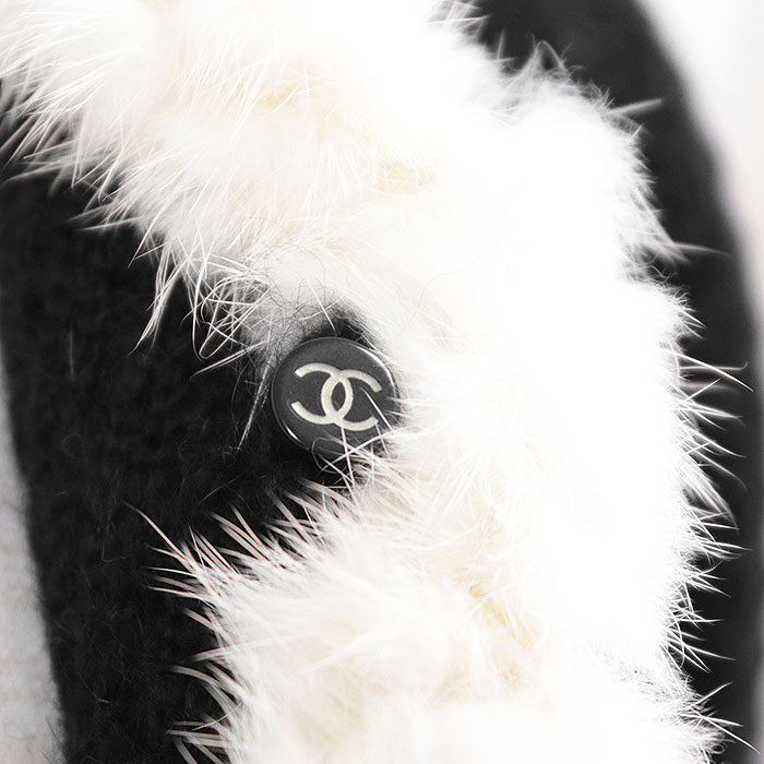 Chanel Mohair Blend Knit Cardigan Jacket