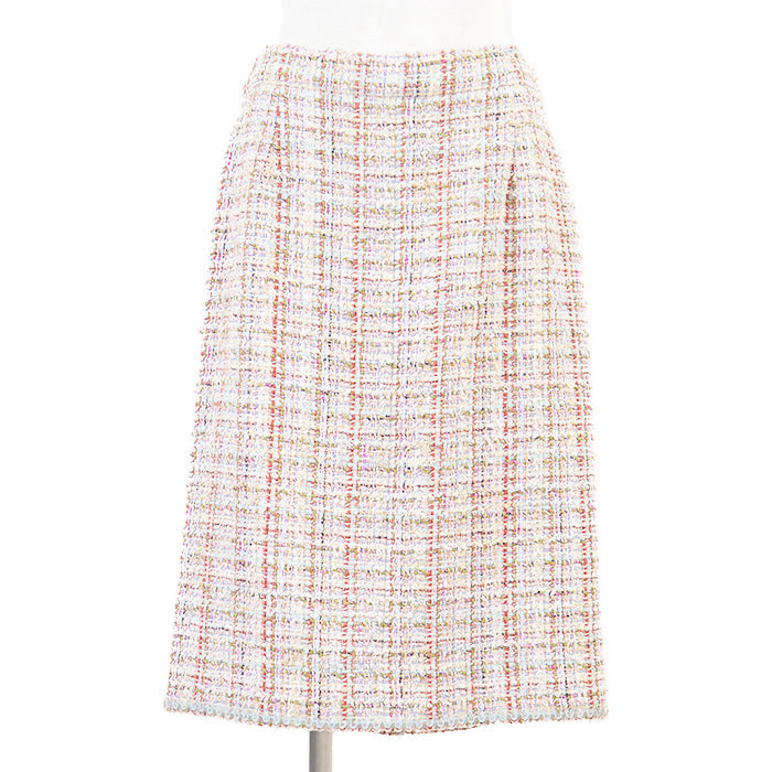 Chanel Tweed Cotton Blend Skirt